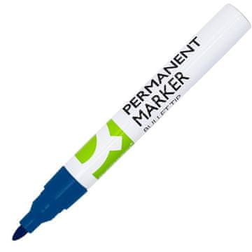 Q-Connect Permanentni marker, okrogel, moder