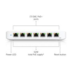 Ubiquiti stikalo 1G 8-port PoE++ 60W Unifi USW-ULTRA-60W