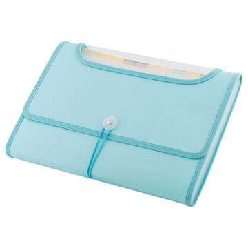 Leviatan Mapa za dokumente 12-delna svetlo modra levia močna 110402