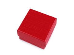 Škatlica za nakit 5,5x5,5 cm - rdeča (2 kosa)