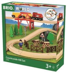 Brio 33909 Komplet vlakcev podeželske pokrajine