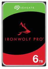 Seagate IronWolf Pro 6TB HDD / ST6000NT001 / Notranji 3,5" / 7200 vrt/min / SATA III / 256 MB