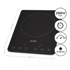 First Austria Indukcijska kuhalna plošča FIRST enojna 2000W
