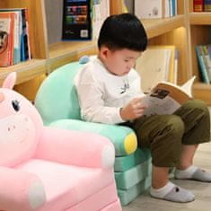 JOJOY® Raztegljiv otroški kavč | KIDSOFA Zelena