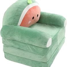 JOJOY® Raztegljiv otroški kavč | KIDSOFA Zelena