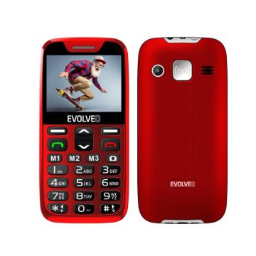 Evolveo GSM aparat EasyPhone XR, rdeče barve