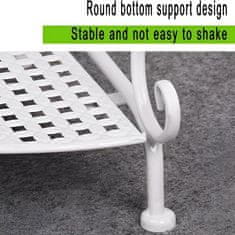 HOME & MARKER® Elegantna kotna polica | SHELVIA Bela
