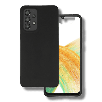 Infostyle Silikonski ovitek "matt" za Samsung Galaxy A33 5G - Črna
