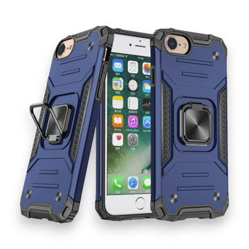Infostyle Ovitek "Ueebai armor ring" za Samsung Galaxy A52/A52s 5G Temno modra / PC + TPU silikon