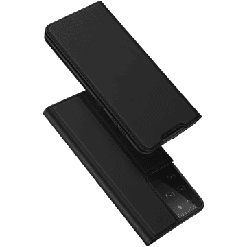 Infostyle Preklopna torbica za telefon Samsung Galaxy S21 Ultra, črna