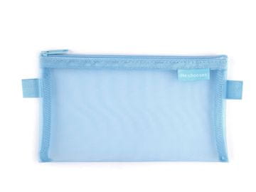 Kovček z mrežo 20x12 cm - svetlo modra