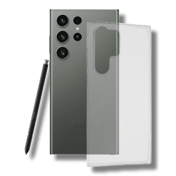 Infostyle Silikonski ovitek "Ultra Slim" za Samsung Galaxy S23 Ultra (0.3mm) - Prozoren