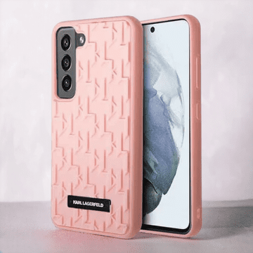 Karl Lagerfeld Ovitek Karl Lagerfeld "3D monogram - pink" za Samsung Galaxy S23 (KLHCS23SRUPKLPP)
