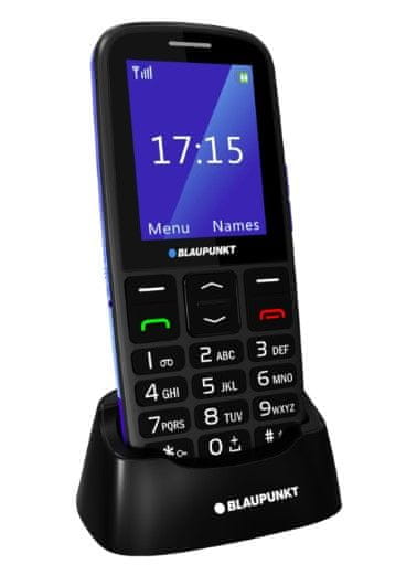 Blaupunkt BS 04i aparat namenjen starejšim in slabovidnim uporabnikom.