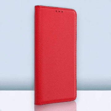 Infostyle Preklopna torbica "magnet" za Xiaomi Redmi Note 10 Pro - Rdeča