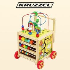 Kruzzel Leseni potisk – Izobraževalna kocka 22606