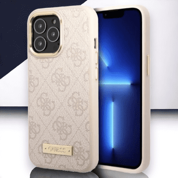 Guess Ovitek Guess "pink" za iPhone 13 Pro Max/12 Pro Max s tehnologijo MagSafe (GUHMP13XU4GPRP)