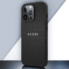 Guess Ovitek Guess "silver black" za iPhone 13 Pro Max/12 Pro Max (GUHCP13XPSASBBK)