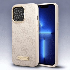Guess Ovitek Guess "pink" za iPhone 14 Pro s tehnologijo MagSafe (GUHMP14LU4GPRP)