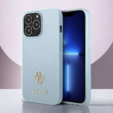 Guess Ovitek Guess "blue mini 3D" za iPhone 13 Pro (GUHCP13LPS4MB)