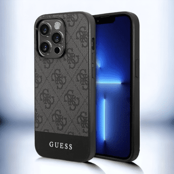 Guess Ovitek Guess "Stripe MagSafe" za iPhone 15 Pro Max (GUHMP15XG4GLGR)