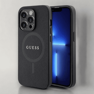 Guess Ovitek Guess "Saffiano MagSafe " za iPhone 15 Pro Max (GUHMP15XPSAHMCK)