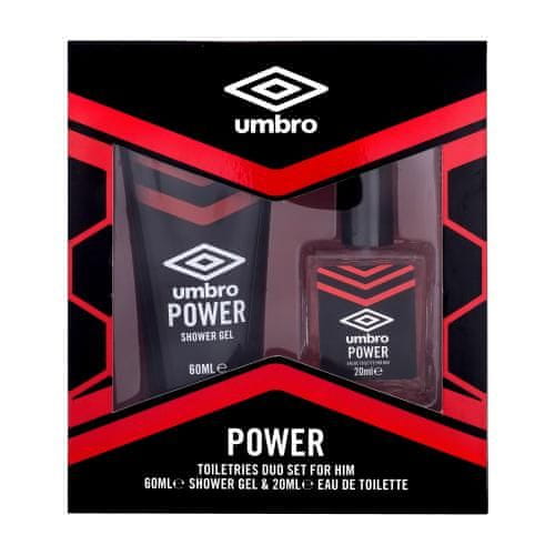 Umbro Power Set toaletna voda 20 ml + gel za prhanje 60 ml za moške