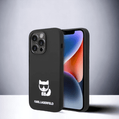 Karl Lagerfeld Ovitek Karl Lagerfeld "Choupette body - black" za iPhone 14 Pro Max (KLHCP14XSLCTBK)