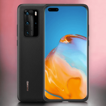 Infostyle Original Huawei silikonski ovitek za Huawei P40 - črna