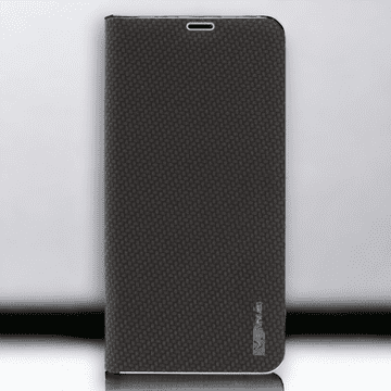 Infostyle Preklopna torbica "Carbon" za Xiaomi Mi 10 Pro - Črna