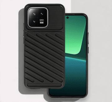 Infostyle Ovitek "Thunder" za Xiaomi Mi 13 - Črna Črna / TPU silikon