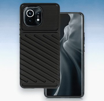 Infostyle Ovitek "Thunder" za Xiaomi Mi 11 - Črna Črna / TPU silikon