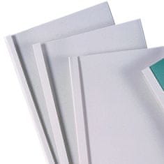 GBC Termične plošče, 1,5 mm, imitacija platna, bele barve, 100 kosov