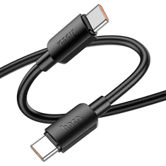 Hoco Podatkovni polnilni kabel X96 Type C na Type C 1,m 100W 5A - črn
