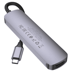 Hoco Priklopna postaja HUB HB27 - 5v1 2x USB, HDMI 4K, USB-C PD 100W