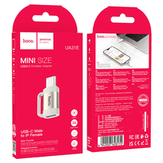 Hoco OTG adapter UA31E za prenos podatkov iz Lightning na Type C 2.0