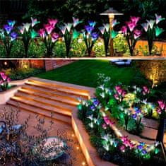 HOME & MARKER® LED Solarne luči za vrt | BLOSSUN Modra