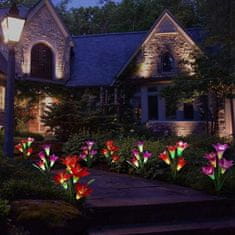HOME & MARKER® LED Solarne luči za vrt | BLOSSUN Modra