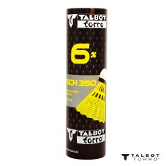 Žogice za badminton TALBOT TORRO Tech 350 Medium 6 kosov - rumene