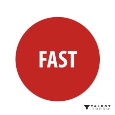 Žogice za badminton TALBOT TORRO Tech 350 Fast 3 kosi - rumene