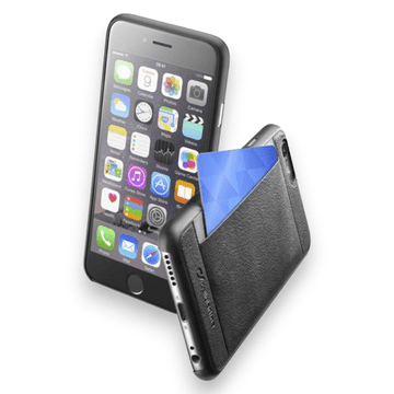 Infostyle Ovitek "Pocket Slim" za iPhone 6/6s Črna / Umetno usnje + PC