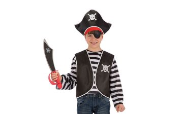 Carnival Toys piratski jopič + klobuk