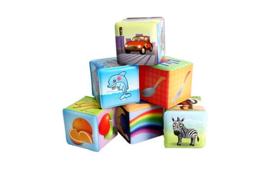 Unikatoy Baby kocke - 6 kosov