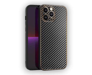 Infostyle Ovitek "Leather Carbon" za Xiaomi Redmi Note 10 Pro - Črna