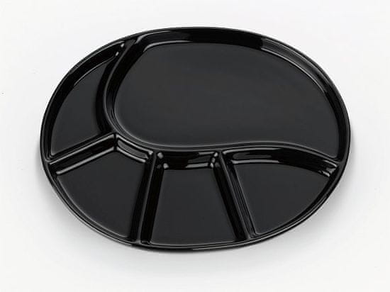 Kela Krožnik za Fondue VRONI črn 28,5 x 22 cm KL-67405