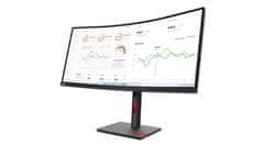 Lenovo ThinkVision T34w-30 monitor, WQHD, VA (63D4GAT1EU)