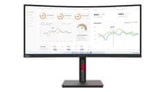 Lenovo ThinkVision T34w-30 monitor, WQHD, VA (63D4GAT1EU)