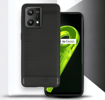 Infostyle Ovitek "Carbon lite" za Realme 9 Pro Plus - Črna