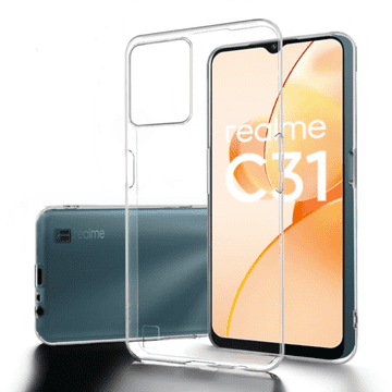 Infostyle Silikonski ovitek "Clear Bulk" za Realme C31 Prozorna / TPU silikon