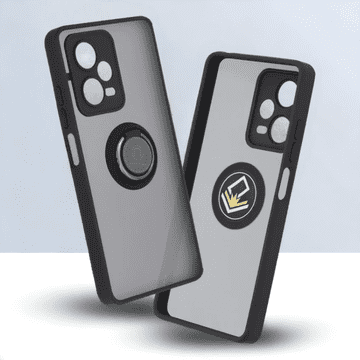 Infostyle Ovitek za telefon "Glinth" za Xiaomi Redmi Note 12 Pro Plus Črna / PC + TPU silikon